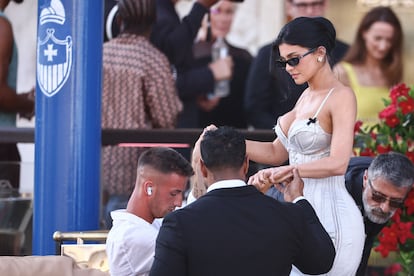 Kylie Jenner también se dispone a acudir a la ceremonia en la isla de San Giorgio de Venecia.
