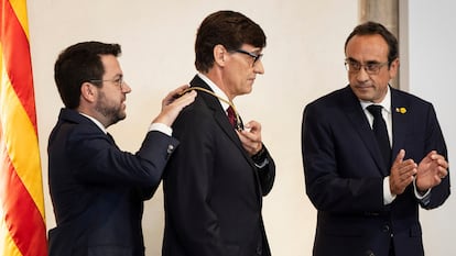 Toma de posesión de Salvador Illa como Presidente de la Generalitat de Cataluña.