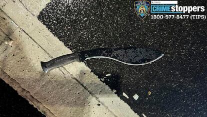 Arma en el ataque con machete a oficiales de Nueva York