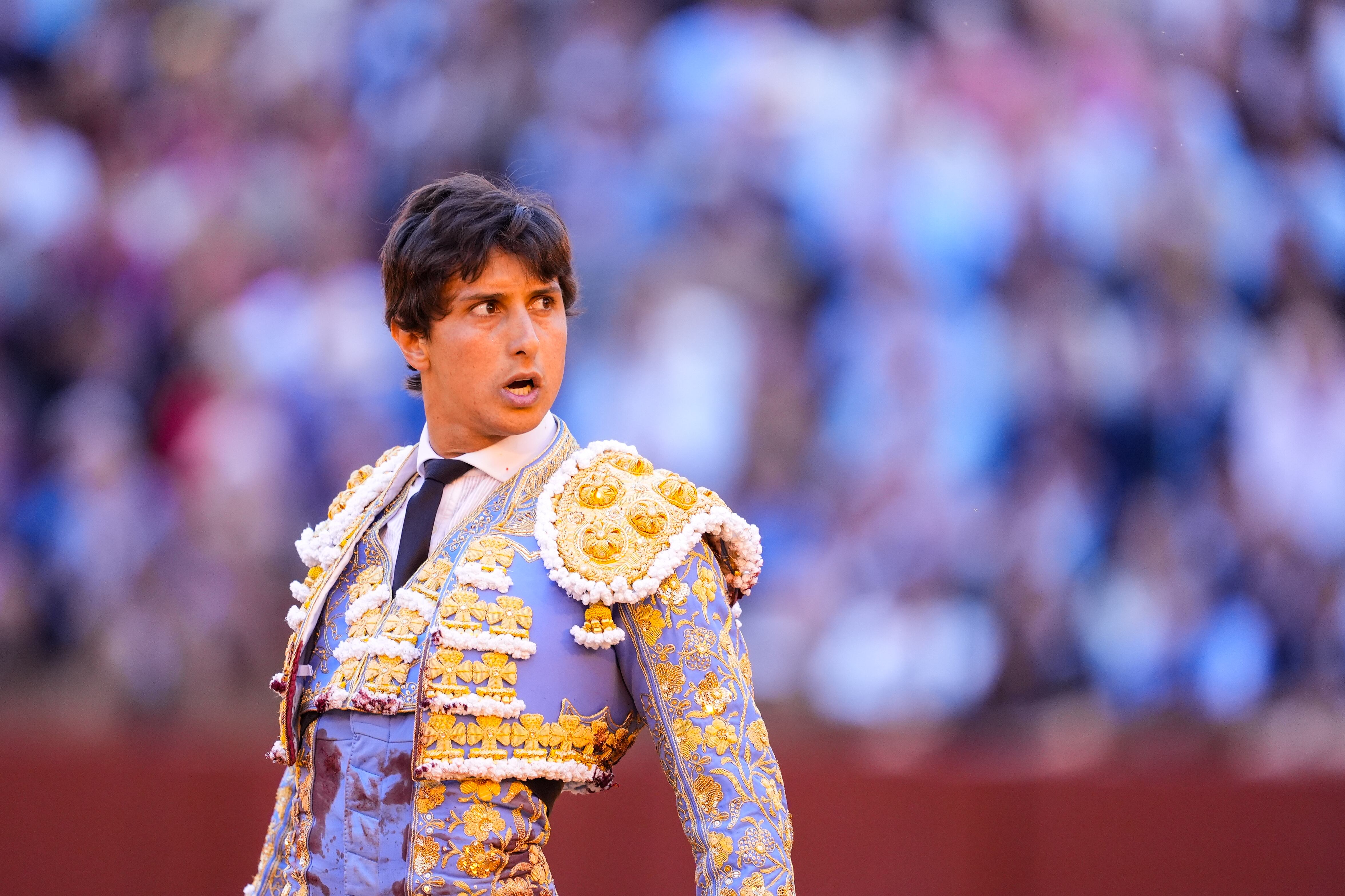 Roca Rey, el 23 de abril en la plaza sevillana.