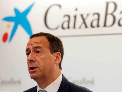 El consejero delegado de CaixaBank, Gonzalo Gortázar.