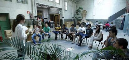 Un grupo de estudiantes de los cursos de HUB Madrid