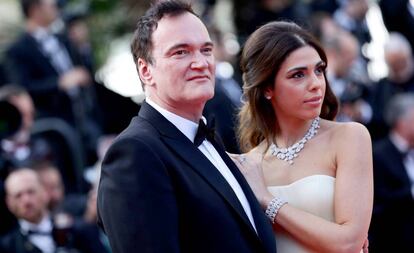 Quentin Tarantino y Daniella Pick, en Cannes, en mayo. 