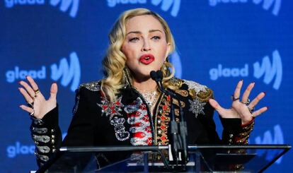 Madonna, en un evento en Nueva York en mayo de 2019.