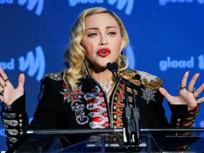 Madonna, en un evento en Nueva York en mayo de 2019.