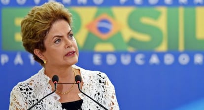 Dilma Rousseff, em Brasília.