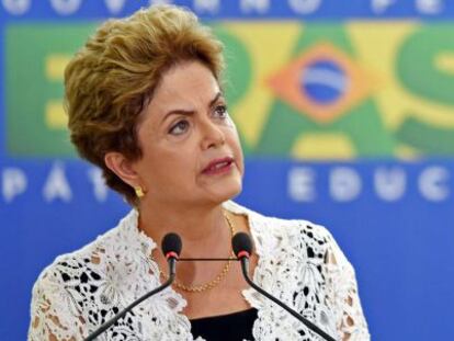 Dilma Rousseff, em Brasília.