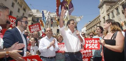 Pedro S&aacute;nchez, durante un acto en Alicante.