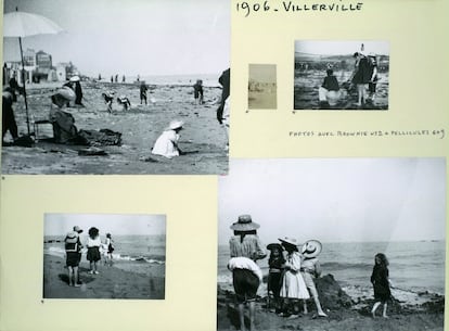 'Villerville, Normandía' (1906). Página de álbum.