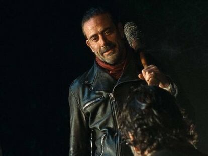 Negan (Jeffrey Dean Morgan), en el &uacute;ltimo episodio de la sexta temporada.