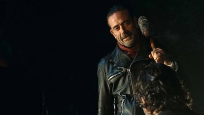 Negan (Jeffrey Dean Morgan), en el último episodio de la sexta temporada.