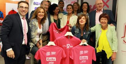 Personalidades se unen a la organización de la I. Carrera contra el cáncer de Mama en Bilbao.