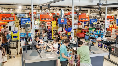 Supermercado Lidl en Barcelona.