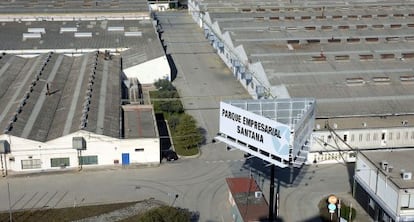 Vista a&eacute;rea de las instalaciones de Santana en Linares.