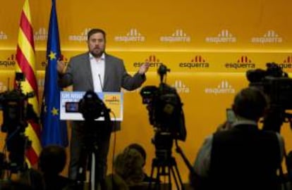 El lder de ERC, Oriol Junqueras. EFE/Archivo