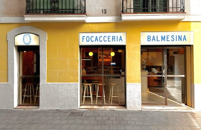 Focacceria Balmesina, al barri de la Barceloneta.