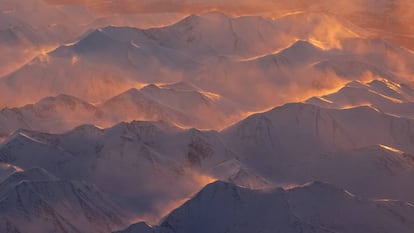 Montañas en Alaska (EE UU).