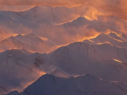 Montañas en Alaska (EE UU).