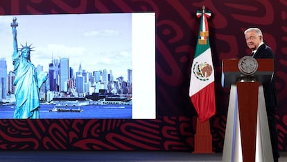 López Obrador en conferencia matutina