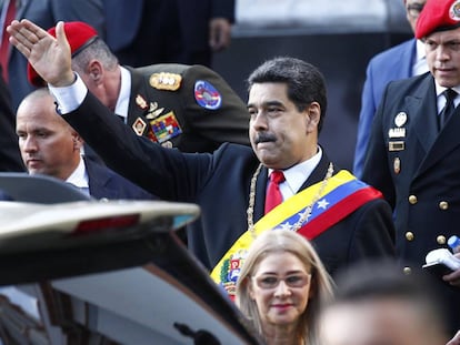 Nicolás Maduro, durante um ato protocolar