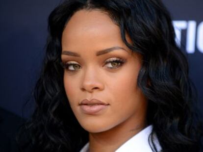 La cantante Rihanna.