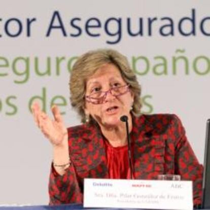 Pilar González de Frutos, presidenta de Unespa