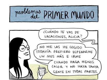 Problemas del primer mundo