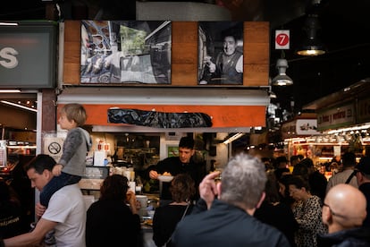 El que fue el bar Pinotxo de la Boqueria, ahora Mític.