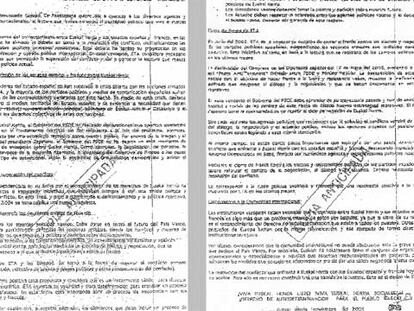 Comunicado de ETA a la comunidad internacional