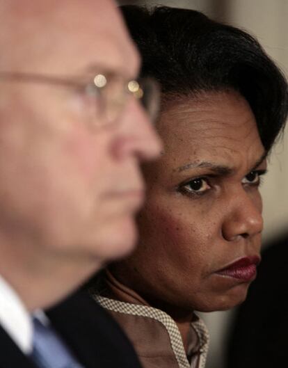 Dick Cheney y Condoleezza Rice, en 2006.