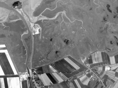 La Abadía del Arcángel San Miguel, desde el aire