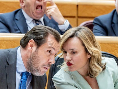 Pilar Alegría y Óscar Puente,