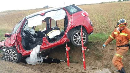 Accidente de tráfico en Valencia este verano. 