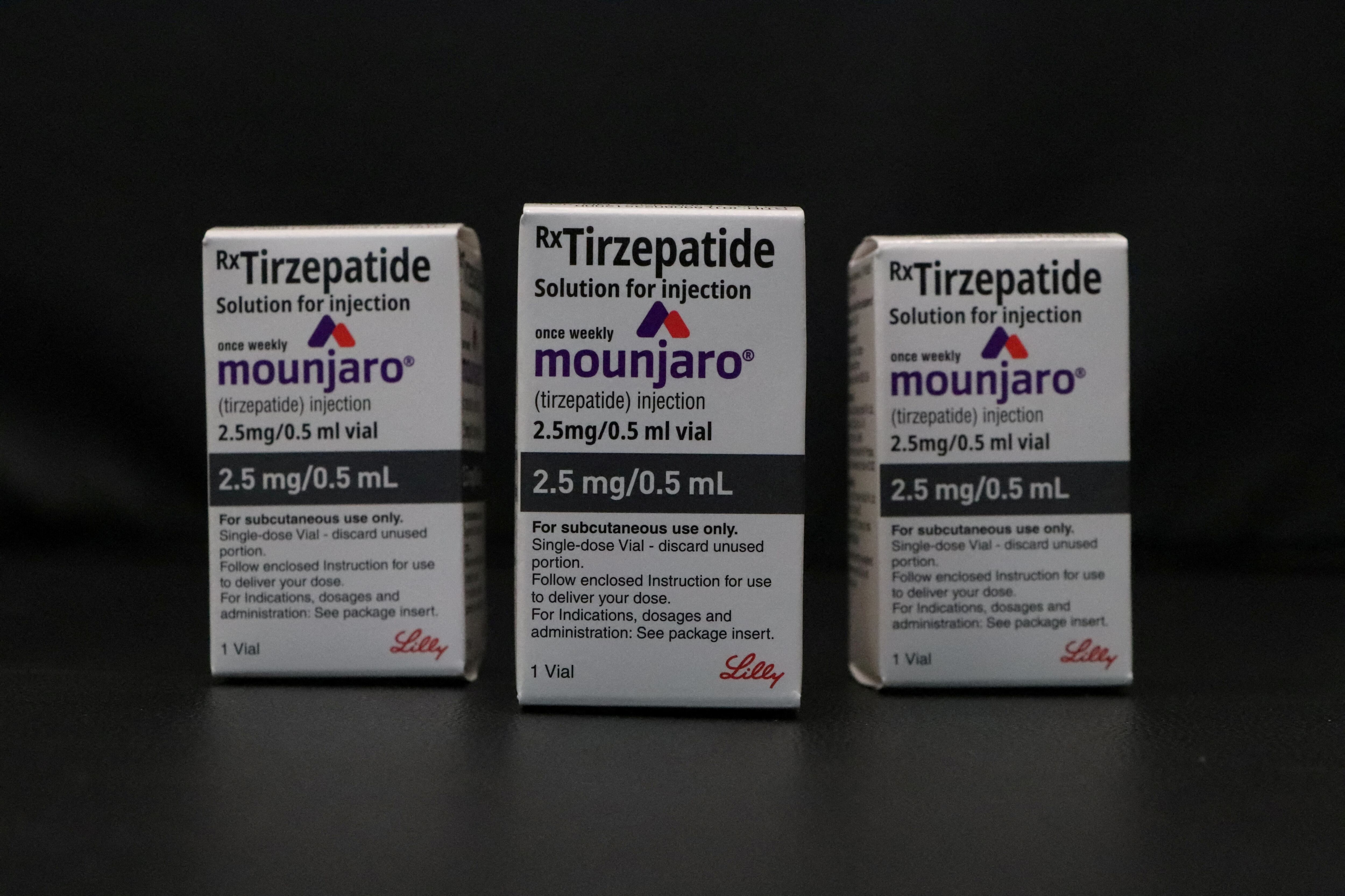 Viales de Mounjaro, de Eli Lilly.