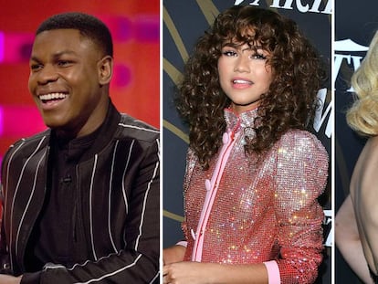 Los j&oacute;venes actores John Boyega, Zendaya y Chlo&euml; Grace Moretz.