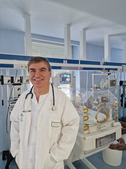 El neonatólogo del Hospital Universitario Puerta del Mar, Simón Lubián.