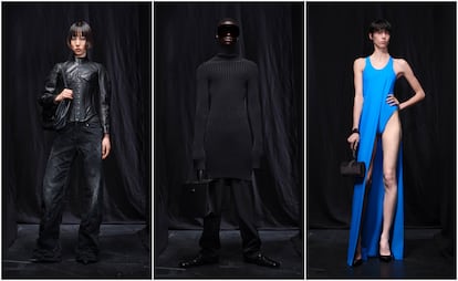 Część kolekcji Demna for Balenciaga, zaprezentowana podczas Paris Fashion Week.