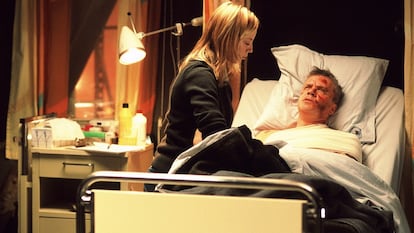 The Secret Life of Words (2006 Spain) aka La Vida Secreta de las Palabras
Directed by Isabel Coixet
Shown from left: Sarah Polley (as Hanna), Tim Robbins (as Josef)