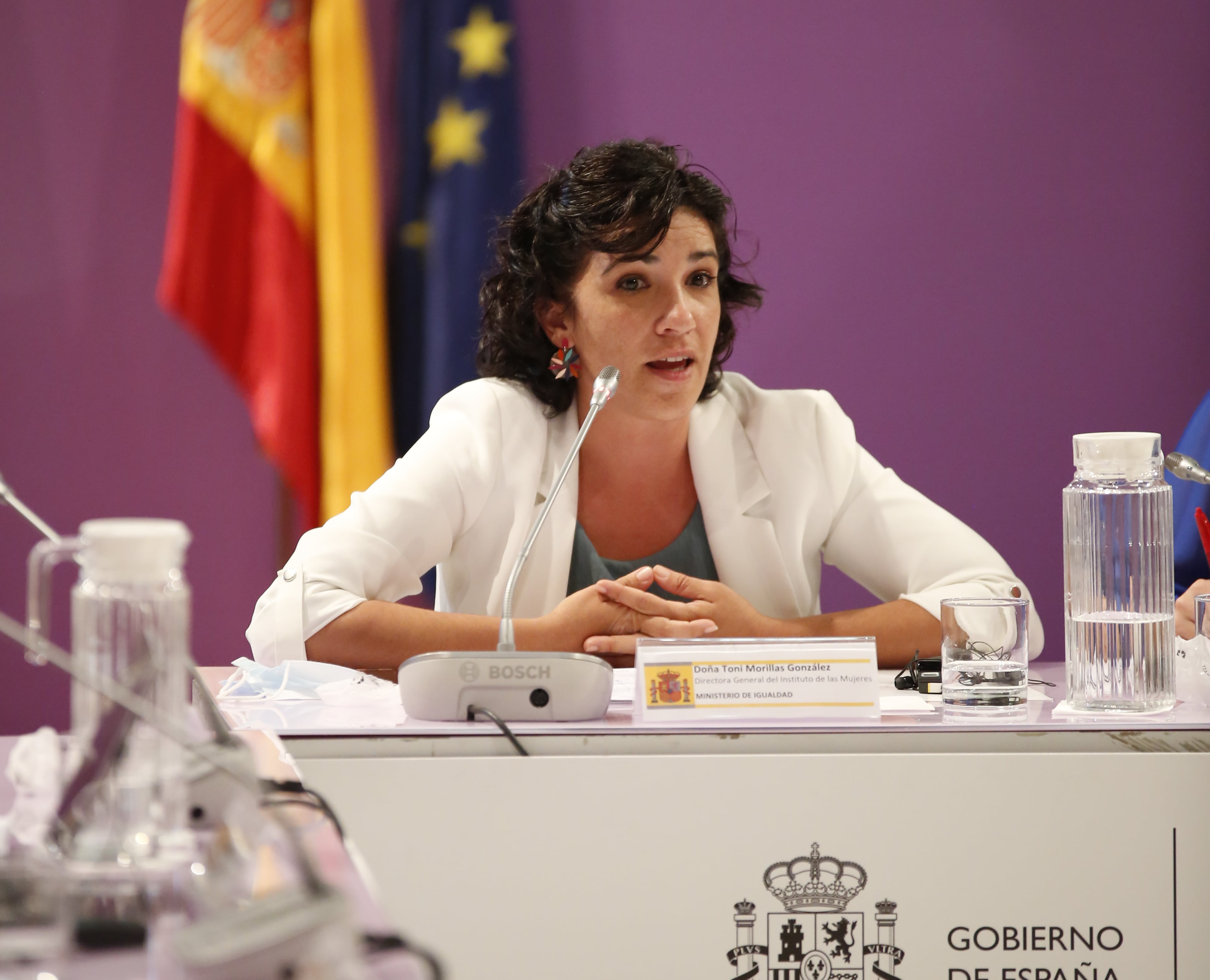 Antonia Morillas, durante su periodo como directora del Instituto de las Mujeres.