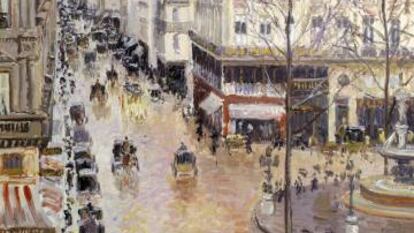 Rue Saint Honore, Afternoon, Rain Effect, 1897, by Camille Pissarro (1831-1903). (Photo by DeAgostini/Getty Images)