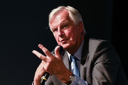 Michel Barnier, en un acto en Nimes.