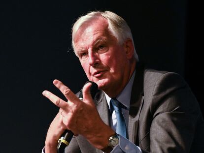 Michel Barnier, en un acto en Nimes.