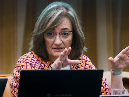 La presidenta de la Autoridad Independiente de Responsabilidad Fiscal (Airef), Cristina Herrero Sánchez.