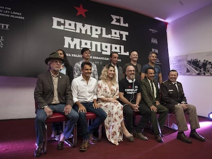 El elenco de &#039;El complot mongol&#039;, de Sebasti&aacute;n del Amo. 