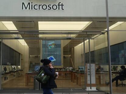 Tienda de Microsoft en Manhattan (Nueva York).
