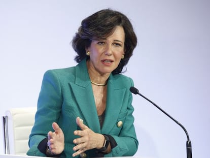 Ana Bot&iacute;n, presidenta de Santander. 