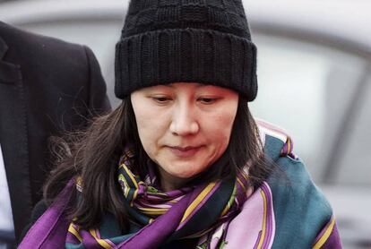 Meng Wanzhou en Vancouver, el pasado 12 de diciembre.