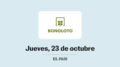 Bonoloto jueves 23 octubre 2025