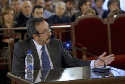 Jos&eacute; Tom&aacute;s, en el juicio a Camps y Costa.