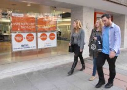 Una sucursal de ING Direct, en Madrid.